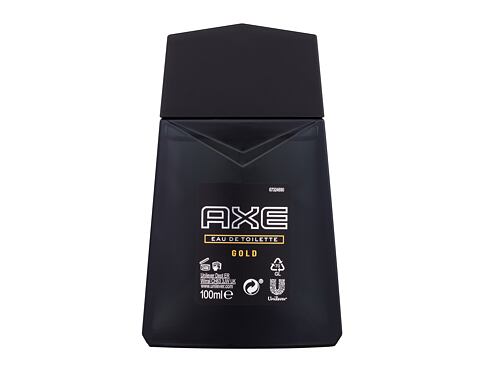 Toaletní voda Axe Gold Oud Wood & Dark Vanilla 100 ml poškozená krabička