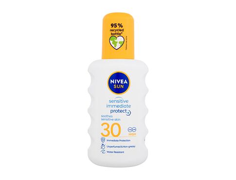 Opalovací přípravek na tělo Nivea Sun Sensitive Immediate Protect+ SPF30 200 ml