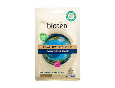 Pleťová maska Bioten Hyaluronic Gold Tissue Mask 25 ml