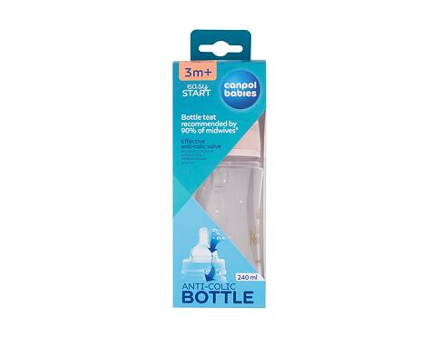 Kojenecká lahev Canpol babies Royal Baby Easy Start Anti-Colic Bottle Little Princess 3m+ 240 ml
