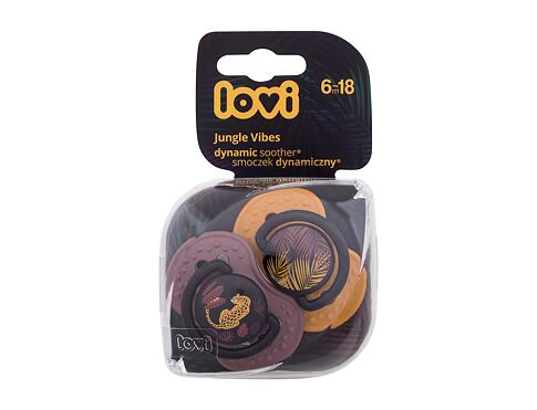 Dudlík LOVI Jungle Vibes Dynamic Soother Girl 6-18m 2 ks