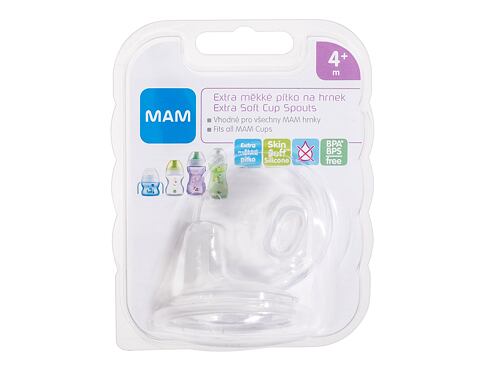 Savička MAM Teat Extra Soft Cup Spouts 4m+ 2 ks