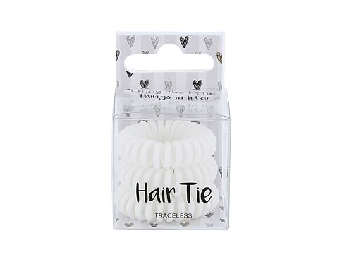 Gumička na vlasy 2K Hair Tie 3 ks White poškozená krabička