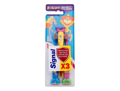 Klasický zubní kartáček Signal Kids Ultra Soft 3 ks