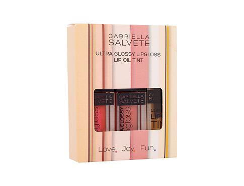 Lesk na rty Gabriella Salvete Ultra Glossy Lipgloss & Lip Oil Set 4 ml poškozená krabička Kazeta