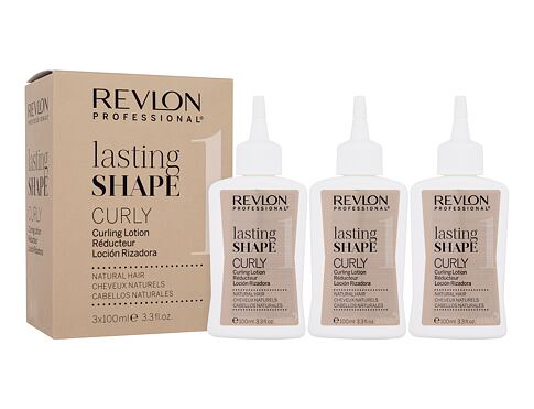 Pro podporu vln Revlon Professional Lasting Shape Curly Curling Lotion Natural Hair 1 3x100 ml poškozená krabička