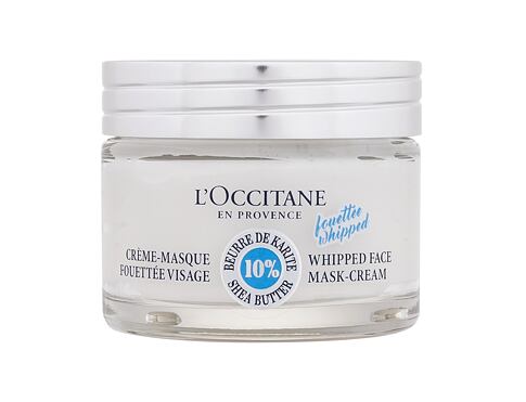 Denní pleťový krém L'Occitane Shea Butter Whipped Face Mask-Cream 50 ml