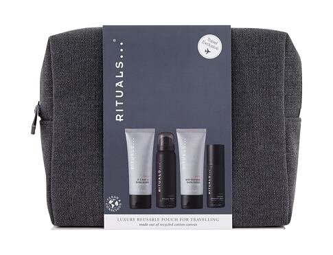 Sprchový gel Rituals Homme Luxury Reusable Pouch For Travelling 70 ml Kazeta