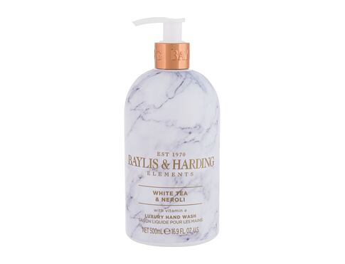 Tekuté mýdlo Baylis & Harding Elements White Tea & Neroli 500 ml poškozený flakon