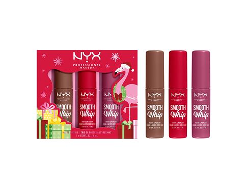 Rtěnka NYX Professional Makeup Fa La La L.A. Land Smooth Whip Matte Lip Cream Trio 3x4 ml Kazeta