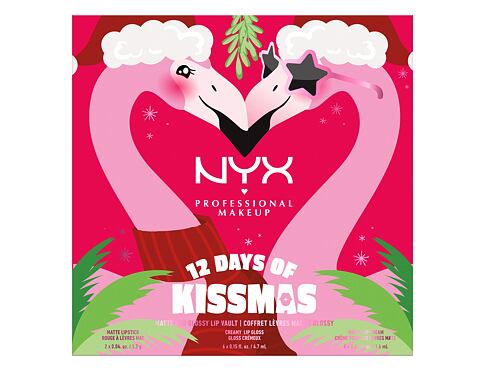 Dekorativní kazeta NYX Professional Makeup Fa La La L.A. Land 12 Days Of Kissmas 1 ks Kazeta