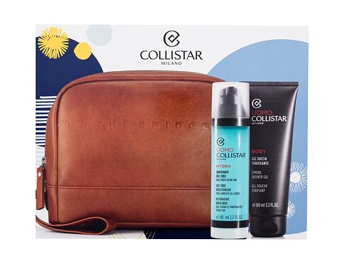 Pleťový gel Collistar Uomo Hydra Oil Free Moisturizer 80 ml Kazeta