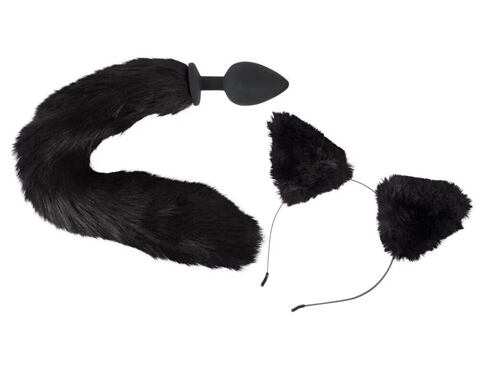 BDSM pomůcka Bad Kitty Pet Play Plug & Ears 1 ks