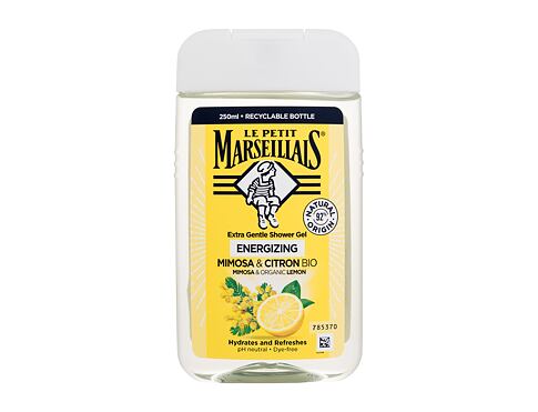 Sprchový gel Le Petit Marseillais Extra Gentle Shower Gel Mimosa & Bio Lemon 250 ml
