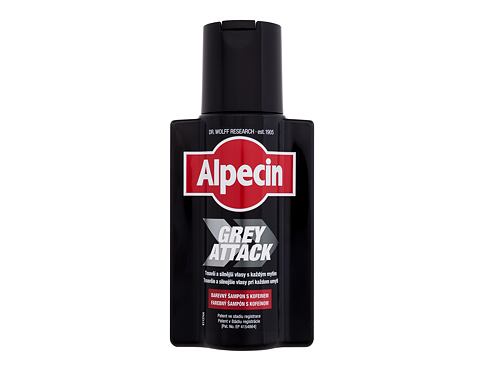 Šampon Alpecin Grey Attack 200 ml poškozený flakon