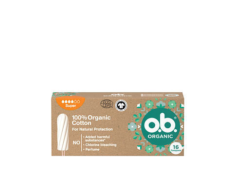 Tampon o.b. Organic Super 16 ks