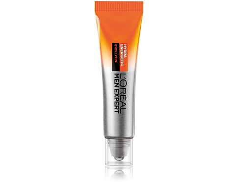 Oční gel L'Oréal Paris Men Expert Hydra Energetic Eyes Roll-on 10 ml poškozená krabička
