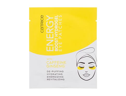Maska na oči Catrice Energy Boost Hydrogel Eye Patches 1 ks poškozený obal
