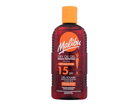 Opalovací přípravek na tělo Malibu Dry Oil Gel With Carotene SPF15 200 ml