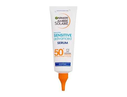 Opalovací přípravek na tělo Garnier Ambre Solaire Sensitive Advanced Serum SPF50+ 125 ml poškozená krabička