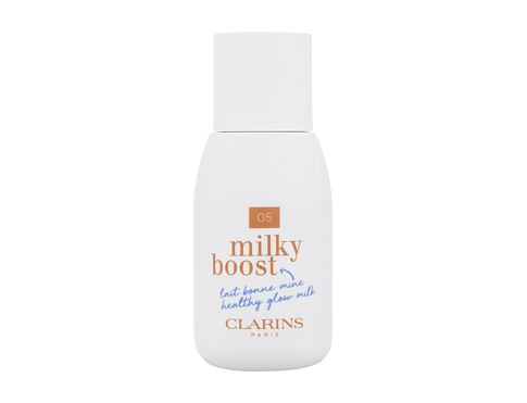 Make-up Clarins Milky Boost 50 ml 05 Milky Sandalwood poškozená krabička