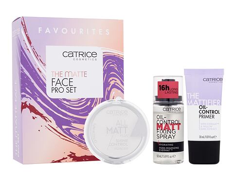 Pudr Catrice The Matte Face Pro Set 10 g poškozená krabička Kazeta