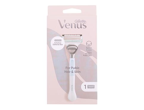 Holicí strojek Gillette Venus Satin Care For Pubic Hair & Skin 1 ks poškozená krabička