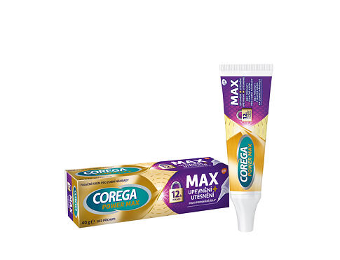 Fixační krém Corega Power Max Fixing + Sealing 40 g