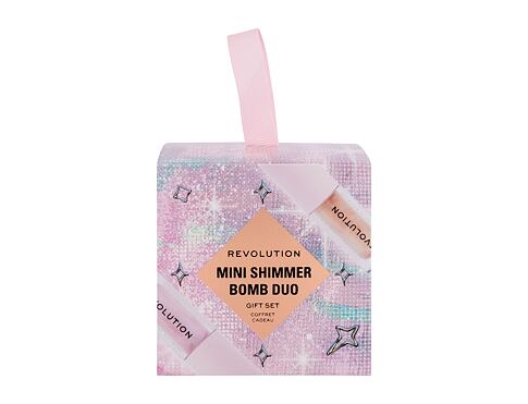 Lesk na rty Makeup Revolution London Mini Shimmer Bomb Duo 1,4 ml Kazeta