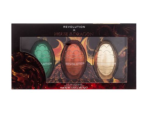 Balzám na rty Makeup Revolution London House Of The Dragon Lip & Cheek Balm 9 g Kazeta