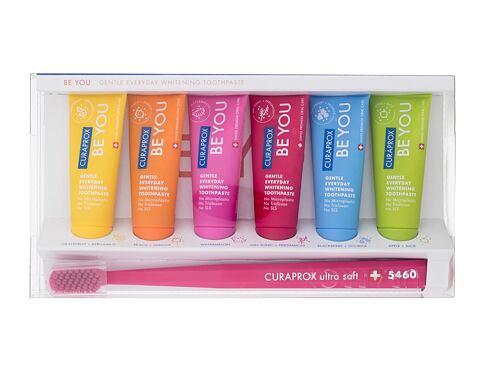 Zubní pasta Curaprox Be You Gentle Everyday Whitening Toothpaste Combipack 6x10 ml poškozená krabička Kazeta