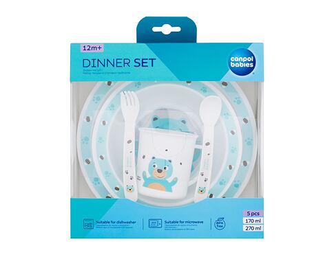 Nádobí Canpol babies Cute Animals Dinner Set Bear 270 ml poškozená krabička