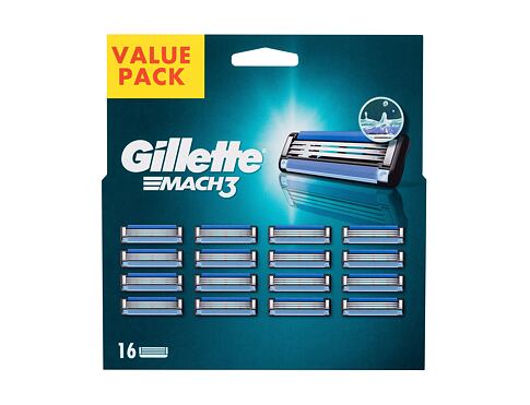 Náhradní břit Gillette Mach3 16 ks poškozená krabička