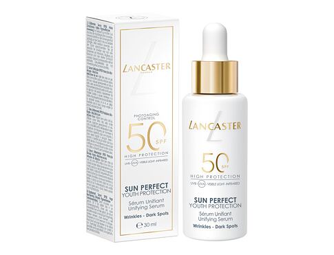 Opalovací přípravek na obličej Lancaster Sun Perfect Youth Protection Unifying Serum SPF50 30 ml