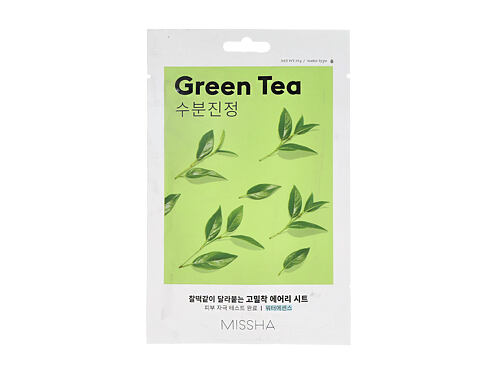Pleťová maska Missha Airy Fit Sheet Mask Green Tea 19 g