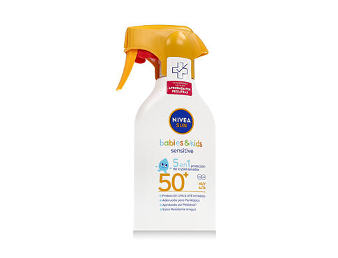 Opalovací přípravek na tělo Nivea Sun Babies & Kids Sensitive Protect Spray SPF50+ 270 ml
