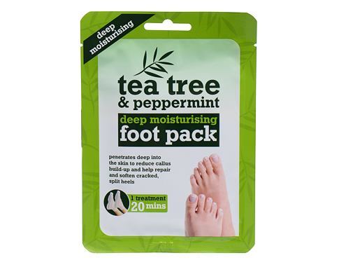 Maska na nohy Xpel Tea Tree Tea Tree & Peppermint Deep Moisturising Foot Pack 1 ks