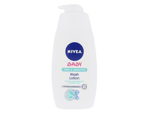 Čisticí gel Nivea Baby Pure & Sensitive Wash Lotion 500 ml