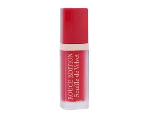 Rtěnka BOURJOIS Paris Rouge Edition Souffle de Velvet 7,7 ml 07 Plum Plum Pidou poškozený flakon