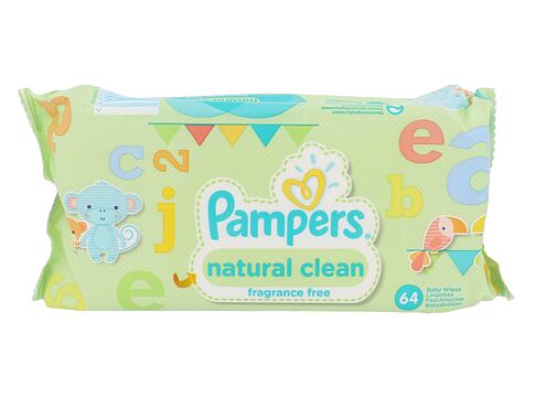 Čisticí ubrousky Pampers Baby Wipes Natural Clean 64 ks