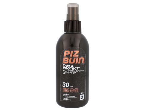Opalovací přípravek na tělo PIZ BUIN Tan & Protect Tan Intensifying Sun Spray SPF30 150 ml poškozený flakon