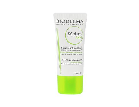 Denní pleťový krém BIODERMA Sébium AKN Smoothing Purifying Care 30 ml poškozená krabička