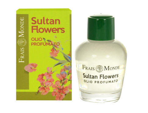 Parfémovaný olej Frais Monde Sultan Flowers 12 ml poškozená krabička