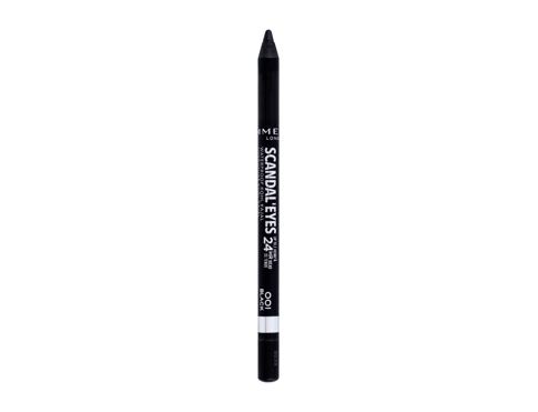 Tužka na oči Rimmel London Scandaleyes Kajal 24HR 1,3 g 001 Black