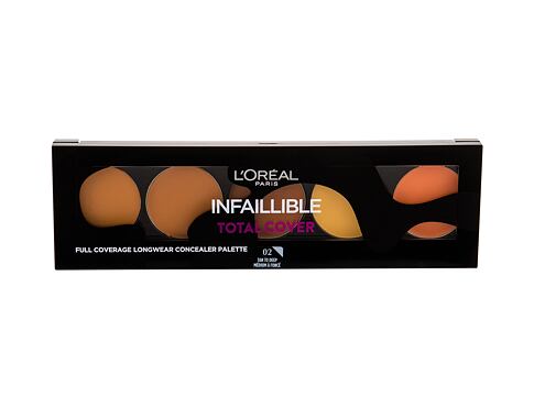 Korektor L'Oréal Paris Infaillible Total Cover 10 g 02 Tan To Deep
