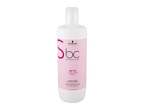 Šampon Schwarzkopf Professional BC Bonacure pH 4.5 Color Freeze Sulfate-Free Micellar 1000 ml poškozený flakon