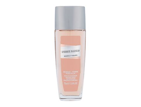 Deodorant Enrique Iglesias Deeply Yours Woman 75 ml poškozený flakon