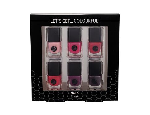 Lak na nehty 2K Let´s Get Colourful! Classics 5 ml poškozená krabička Kazeta