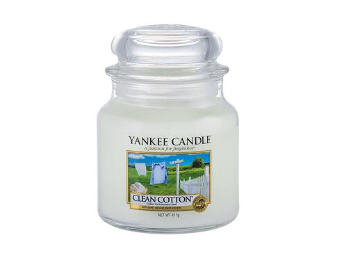 Vonná svíčka Yankee Candle Clean Cotton 411 g