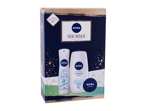 Sprchový gel Nivea Fresh Natural 250 ml poškozená krabička Kazeta